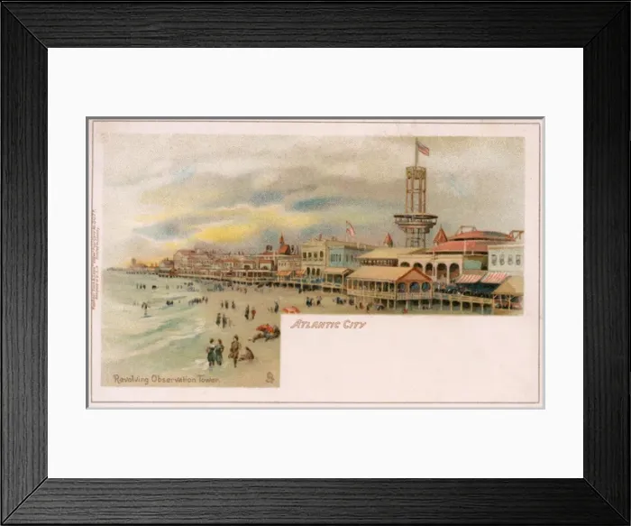 Framed Print : Atlantic City, USA - The Revolving Observation Tower Framed Print : Atlantic City, USA - The Revolving Observation Tower