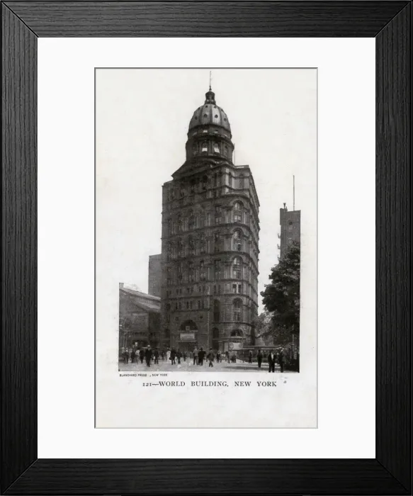 Framed Print : World Building, New York, USA Framed Print : World Building, New York, USA