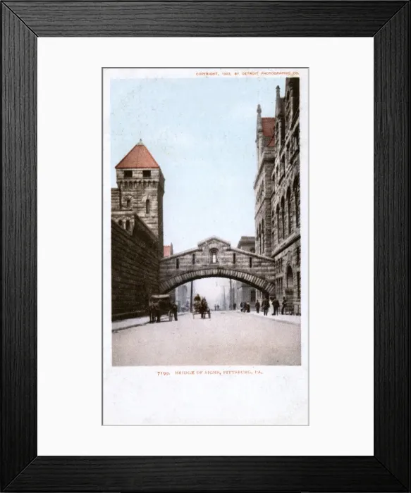 Framed Print : Bridge of Sighs, Pittsburgh, Pennsylvania, USA Framed Print : Bridge of Sighs, Pittsburgh, Pennsylvania, USA