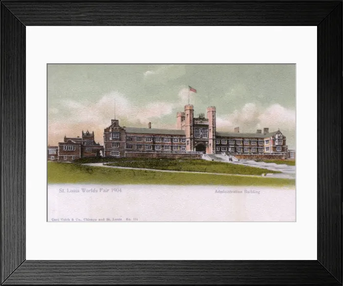 Framed Print : St. Louis Worlds Fair, St. Louis - Administrative Building Framed Print : St. Louis Worlds Fair, St. Louis - Administrative Building