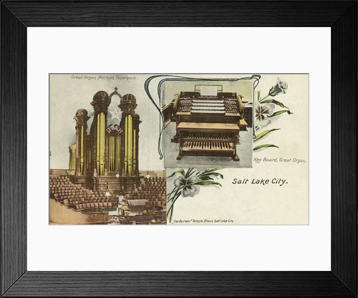 Framed Print : Salt Lake City - Great Organ in the Mormon Tabernacle Framed Print : Salt Lake City - Great Organ in the Mormon Tabernacle
