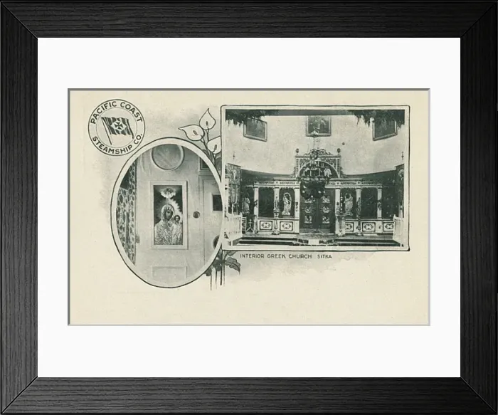 Framed Print : Interior of the Greek Church at Sitka, Alaska, USA Framed Print : Interior of the Greek Church at Sitka, Alaska, USA