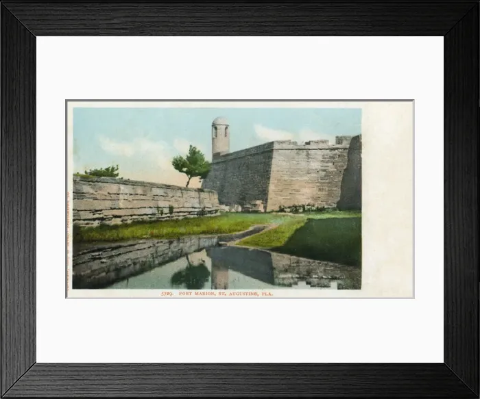 Framed Print : Fort Marion, St. Augustine, Florida, USA Framed Print : Fort Marion, St. Augustine, Florida, USA