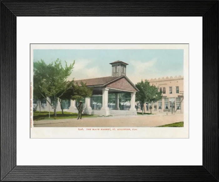 Framed Print : The Slave Market, St. Augustine, Florida, USA