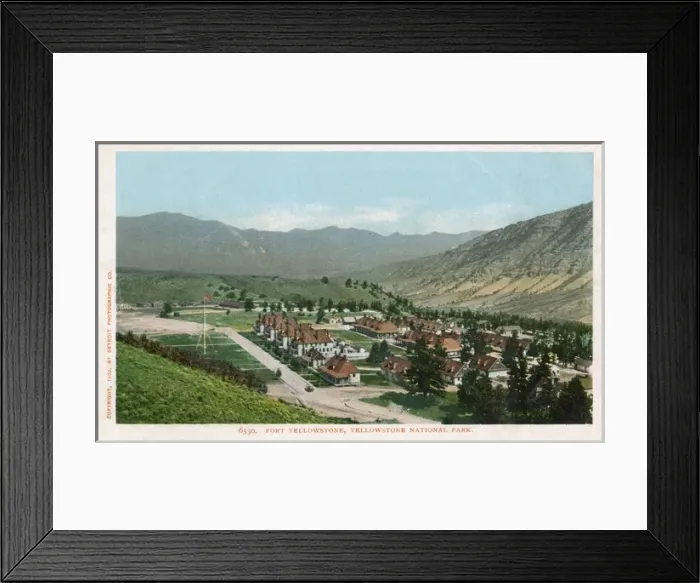 Framed Print : Wyoming, USA - Fort Yellowstone Framed Print : Wyoming, USA - Fort Yellowstone