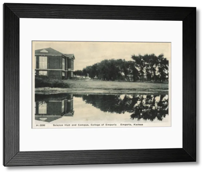 Framed Print : Science Hall and Campus, Emporia, Kansas, USA Framed Print : Science Hall and Campus, Emporia, Kansas, USA