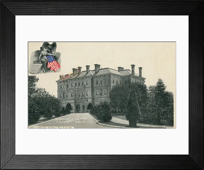 Framed Print : Cornelius Vanderbilts home at Newport, Rhode Island Framed Print : Cornelius Vanderbilts home at Newport, Rhode Island
