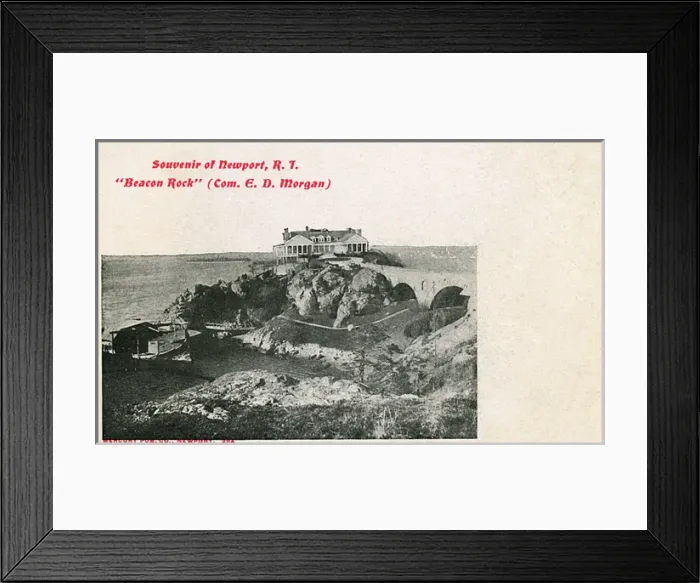 Framed Print : Edwin Dennison Morgans home at Newport, Rhode Island Framed Print : Edwin Dennison Morgans home at Newport, Rhode Island