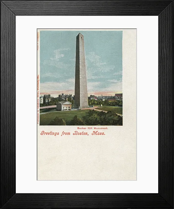 Framed Print : Bunker Hill Monument, Boston, Massachusetts, USA Framed Print : Bunker Hill Monument, Boston, Massachusetts, USA
