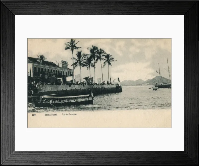 Framed Print : Naval School - Rio de Janeiro, Brazil