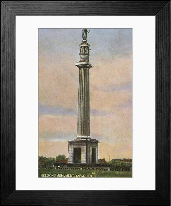 Framed Print : Britannia Monument, Great Yarmouth, Norfolk Framed Print : Britannia Monument, Great Yarmouth, Norfolk