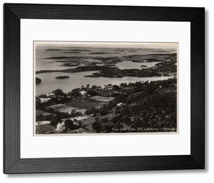 Framed Print : View from Gibbs Hill Lighthouse - Bermuda Framed Print : View from Gibbs Hill Lighthouse - Bermuda