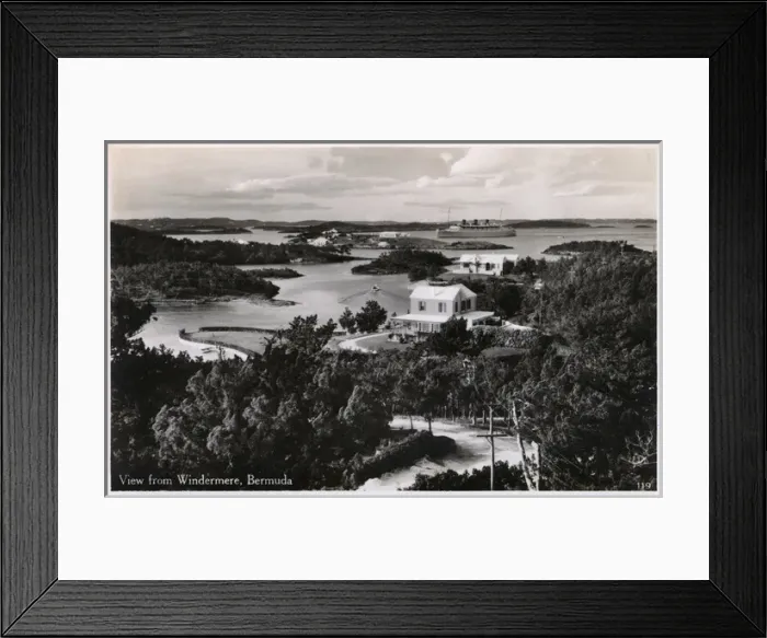 Framed Print : View from Windermere - Bermuda Framed Print : View from Windermere - Bermuda