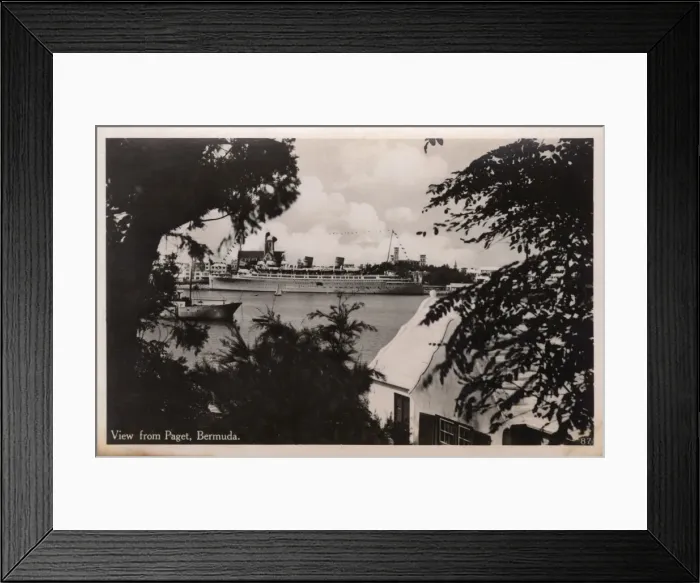 Framed Print : View from Paget - Bermuda Framed Print : View from Paget - Bermuda