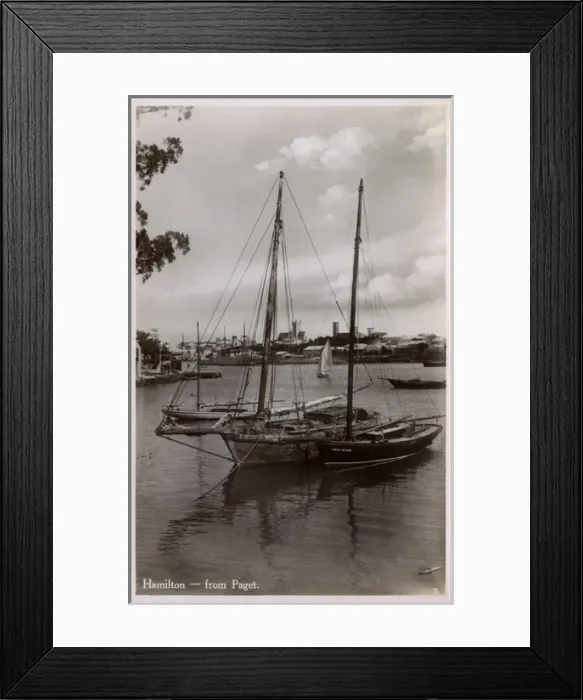 Framed Print : Hamilton - view from Paget - Bermuda Framed Print : Hamilton - view from Paget - Bermuda