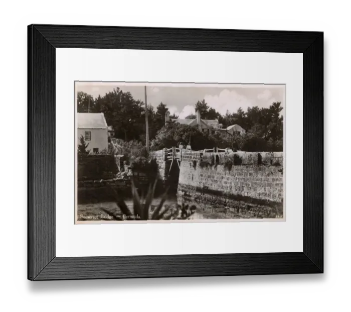 Framed Print : Somerset Bridge - Bermuda Framed Print : Somerset Bridge - Bermuda