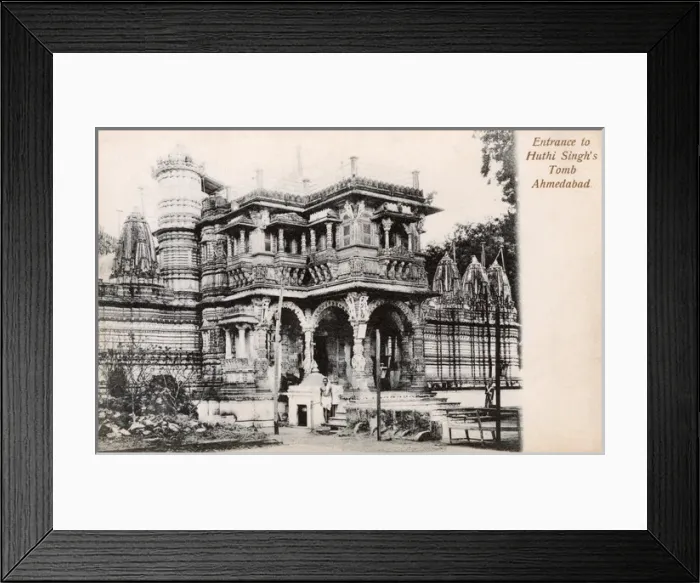 Framed Print : Ahmedabad - Entrance to Huthi Singhs Tomb Framed Print : Ahmedabad - Entrance to Huthi Singhs Tomb