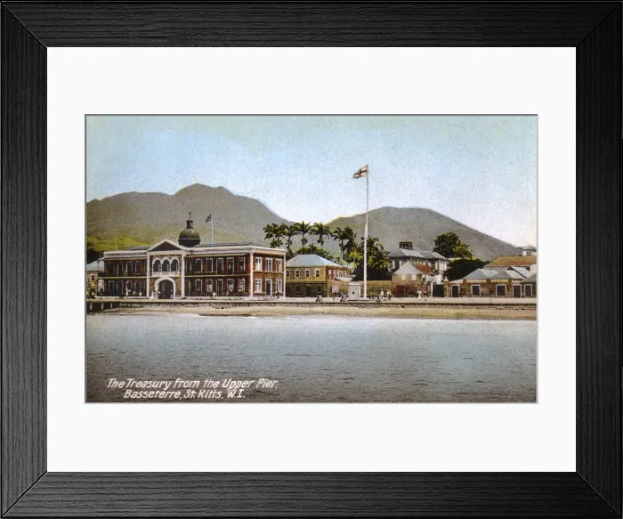 Framed Print : St. Kitts, West Indies - The Treasury, Basseterre Framed Print : St. Kitts, West Indies - The Treasury, Basseterre