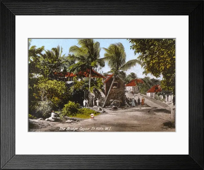 Framed Print : St. Kitts, West Indies - The Bridge, Cayon Framed Print : St. Kitts, West Indies - The Bridge, Cayon