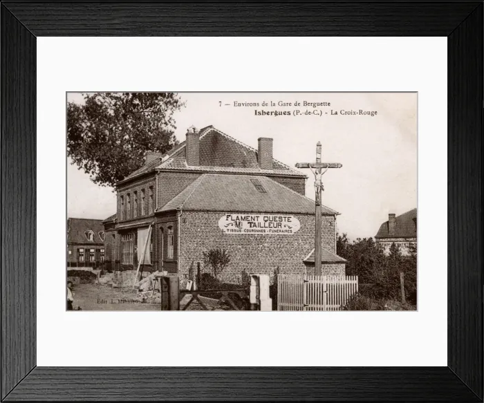 Framed Print : Isbergues, Pas-de-Calais, France - The Red Cross Framed Print : Isbergues, Pas-de-Calais, France - The Red Cross