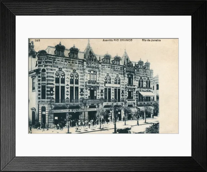 Framed Print : Rio de Janeiro, Brazil - Avenida Rio Branco Framed Print : Rio de Janeiro, Brazil - Avenida Rio Branco
