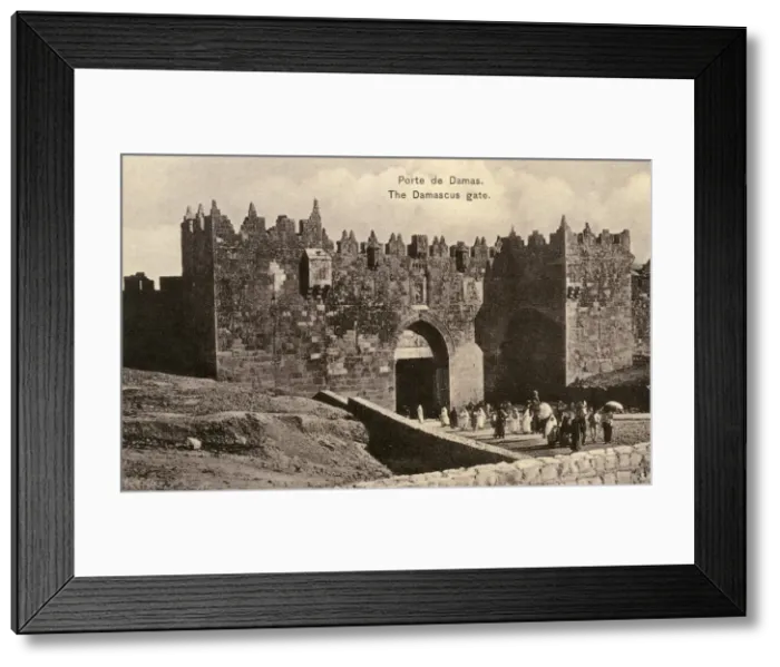 Framed Print : The Damascus Gate - Jerusalem, Israel Framed Print : The Damascus Gate - Jerusalem, Israel