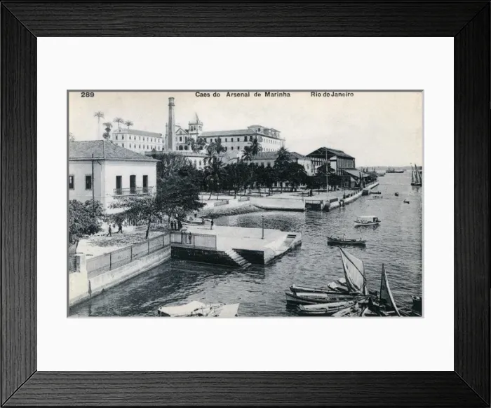 Framed Print : The Naval Dockyard - Rio de Janeiro, Brazil Framed Print : The Naval Dockyard - Rio de Janeiro, Brazil