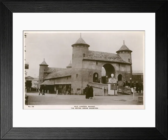 Framed Print : Old London Bridge - British Empire Exhibition 1924 Framed Print : Old London Bridge - British Empire Exhibition 1924