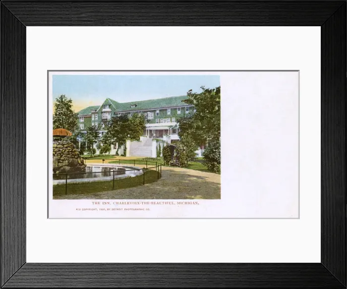 Framed Print : The Inn at Charlevoix, Michigan, USA Framed Print : The Inn at Charlevoix, Michigan, USA