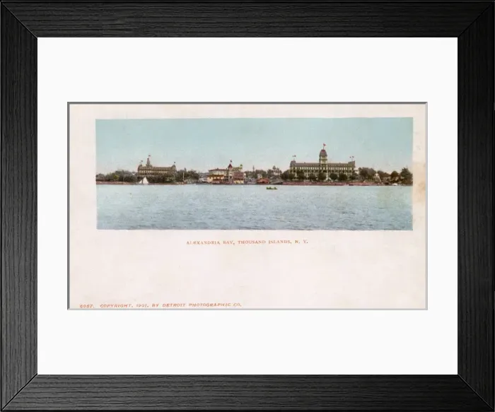 Framed Print : Alexandria Bay, Thousand Islands, USA Framed Print : Alexandria Bay, Thousand Islands, USA