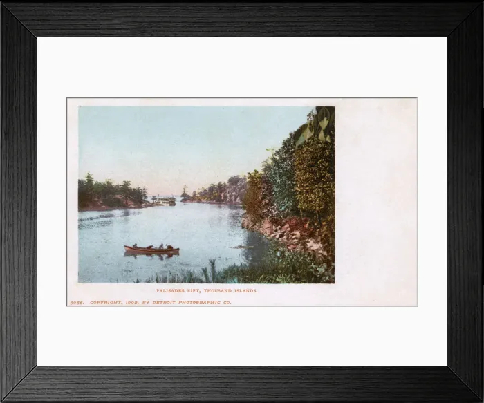 Framed Print : Palisades Rift, Thousand Islands, Lake Ontario Framed Print : Palisades Rift, Thousand Islands, Lake Ontario