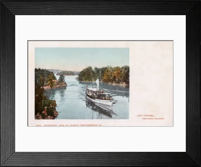 Framed Print : Lost Channel, Thousand Islands, Lake Ontario Framed Print : Lost Channel, Thousand Islands, Lake Ontario