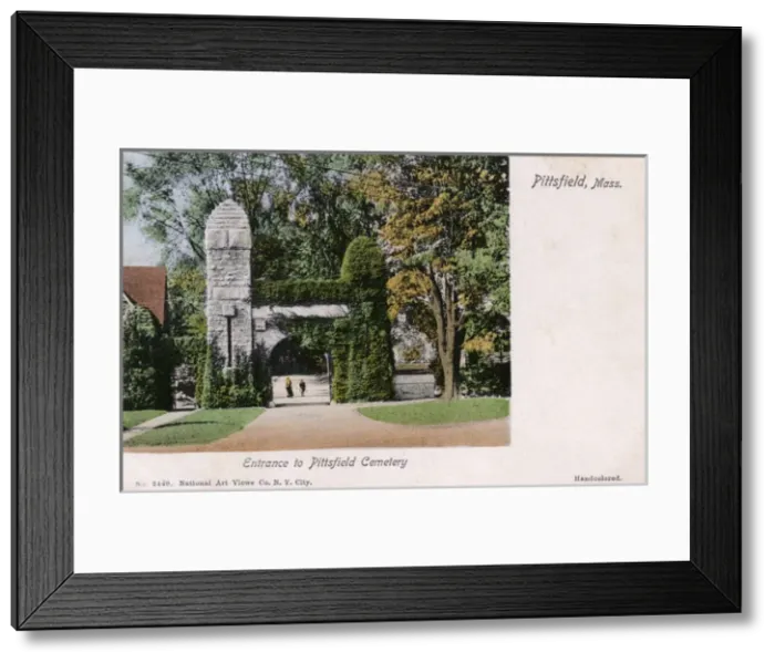 Framed Print : USA - Pittsfield, Massachusetts - the cemetery Framed Print : USA - Pittsfield, Massachusetts - the cemetery