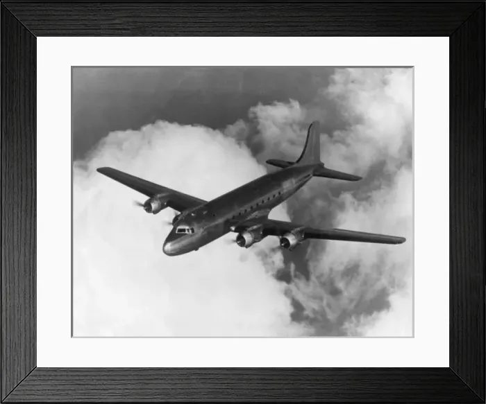Framed Print : DC 4 Aeroplane with TWA livery Framed Print : DC 4 Aeroplane with TWA livery