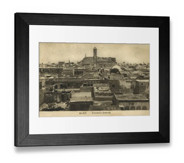 Framed Print : Aleppo - Syria - View toward the citadel Framed Print : Aleppo - Syria - View toward the citadel