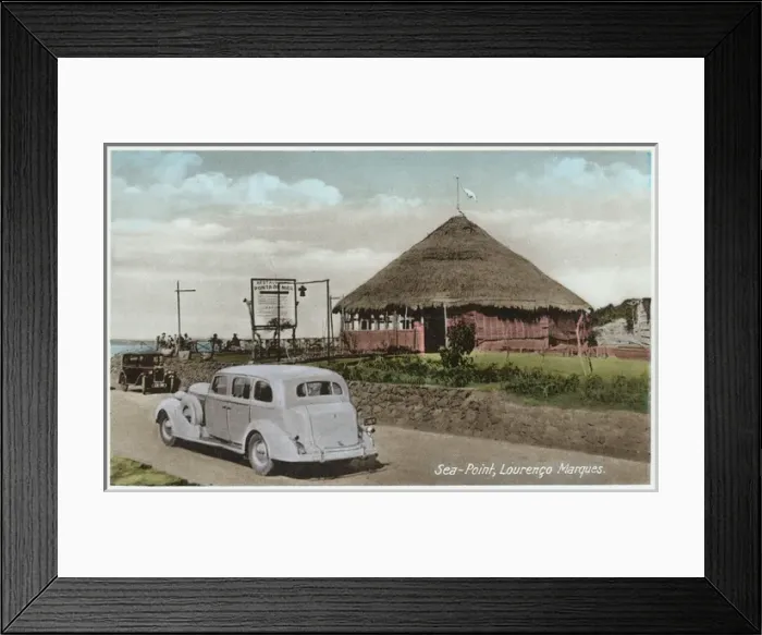 Framed Print : Restaurant at Sea Point, Lourenco Marques, Mozambique Framed Print : Restaurant at Sea Point, Lourenco Marques, Mozambique