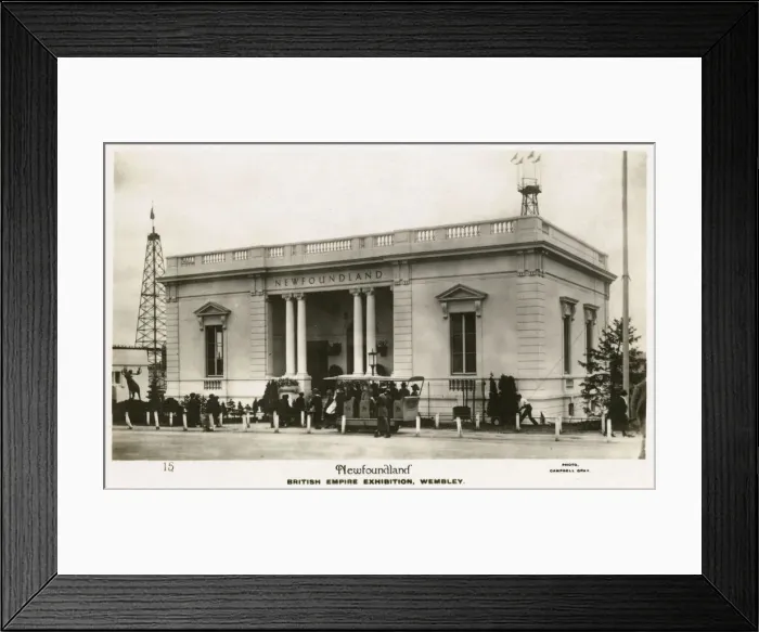 Framed Print : Newfoundland Exhibit at the British Empire Exhibition Framed Print : Newfoundland Exhibit at the British Empire Exhibition