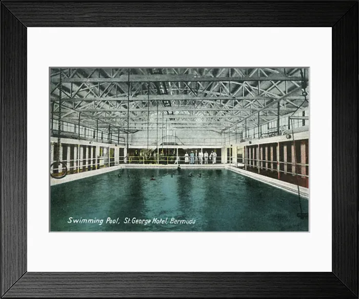 Framed Print : Swimming Pool - St. George Hotel, Bermuda Framed Print : Swimming Pool - St. George Hotel, Bermuda