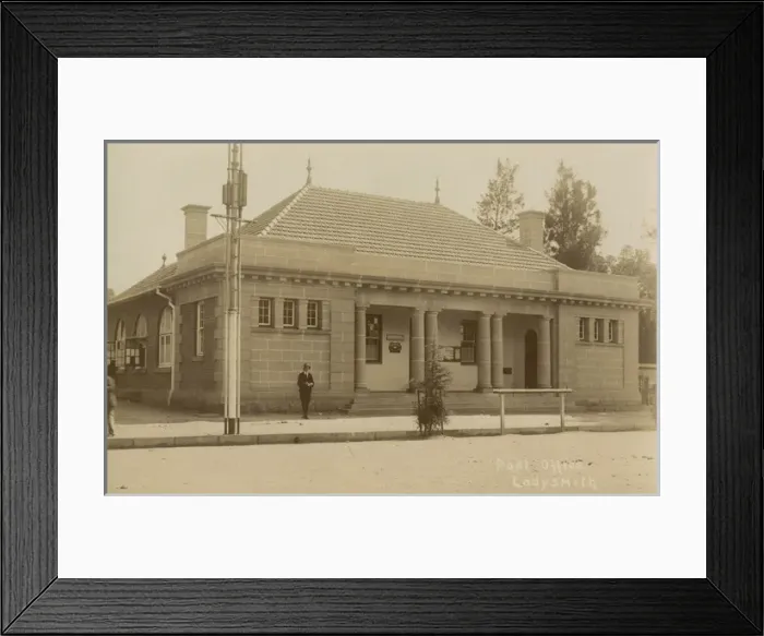 Framed Print : Post Office, Ladysmith, South Africa Framed Print : Post Office, Ladysmith, South Africa