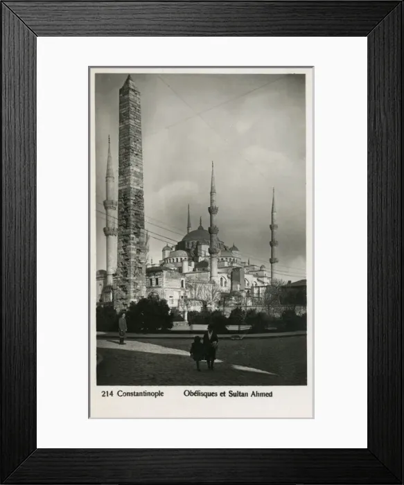 Framed Print : Istanbul, Turkey - Sultanahmet Mosque & Walled Obelisk Framed Print : Istanbul, Turkey - Sultanahmet Mosque & Walled Obelisk