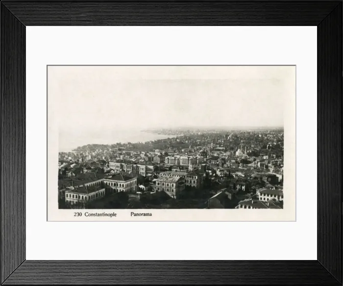 Framed Print : Istanbul, Turkey - View of Aksaray and Samatya Framed Print : Istanbul, Turkey - View of Aksaray and Samatya
