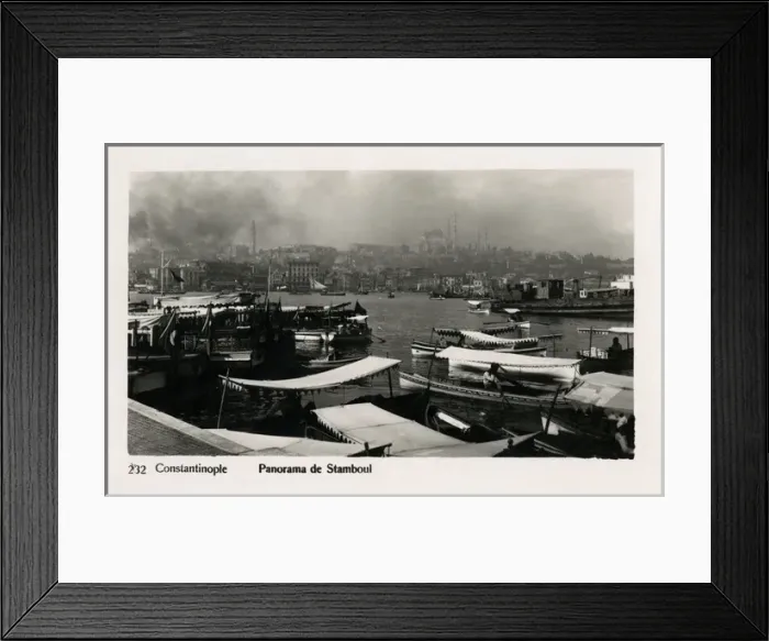 Framed Print : Istanbul, Turkey - Caiques on the Golden Horn Framed Print : Istanbul, Turkey - Caiques on the Golden Horn