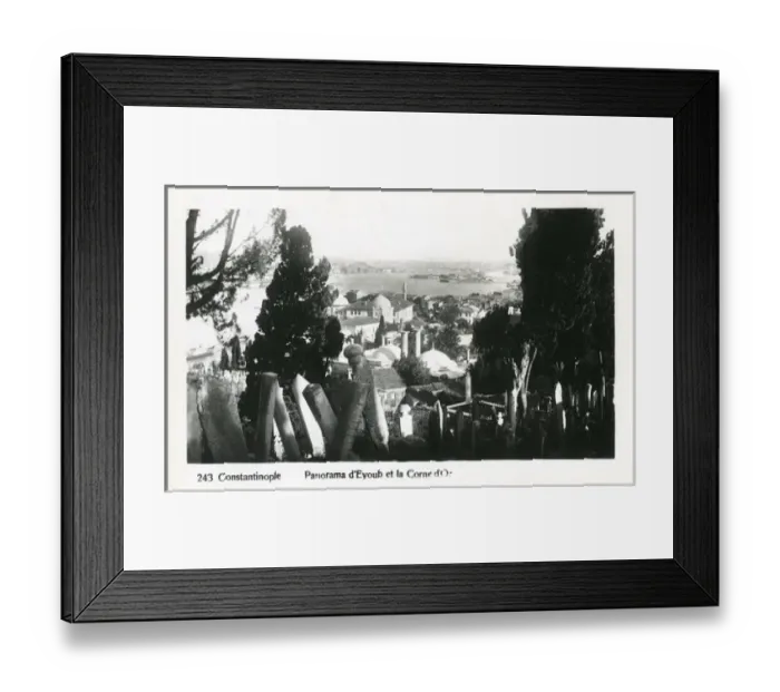 Framed Print : Istanbul, Turkey - View of Eyub Cemetery Framed Print : Istanbul, Turkey - View of Eyub Cemetery
