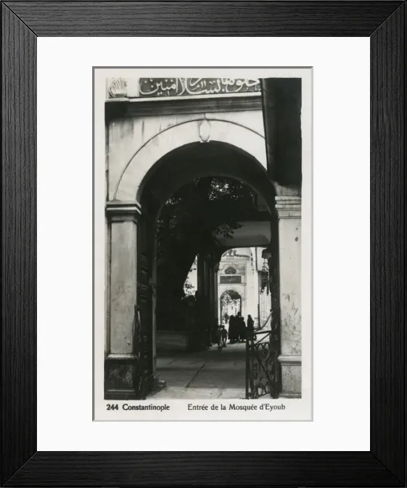 Framed Print : Istanbul, Turkey - Entrance of the Tomb of Eyub Sultan Framed Print : Istanbul, Turkey - Entrance of the Tomb of Eyub Sultan