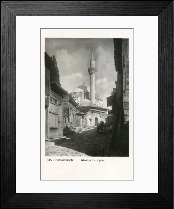 Framed Print : Istanbul, Turkey - Street Mosque near Eyub Framed Print : Istanbul, Turkey - Street Mosque near Eyub