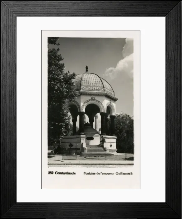 Framed Print : Istanbul, Turkey - Fountain of Kaiser Wilhelm II Framed Print : Istanbul, Turkey - Fountain of Kaiser Wilhelm II