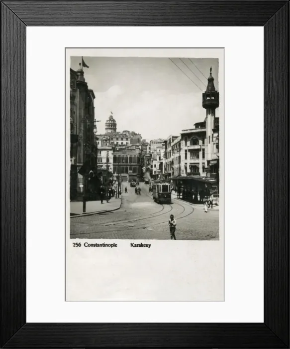 Framed Print : Istanbul, Turkey - Merzifont Mosque, Karakoy Square Framed Print : Istanbul, Turkey - Merzifont Mosque, Karakoy Square