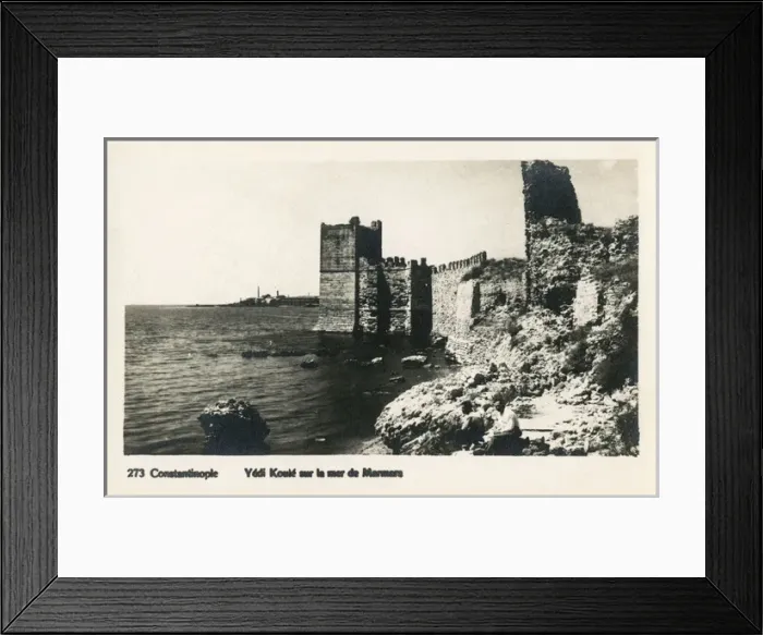 Framed Print : Istanbul, Turkey - The Marble Tower - Yedikule Framed Print : Istanbul, Turkey - The Marble Tower - Yedikule