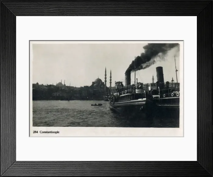 Framed Print : Istanbul, Turkey - Sirket-i Hayriye ferryboats Framed Print : Istanbul, Turkey - Sirket-i Hayriye ferryboats