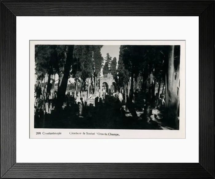 Framed Print : Istanbul, Turkey - Karacaahmet Cemetery, Uskudar Framed Print : Istanbul, Turkey - Karacaahmet Cemetery, Uskudar